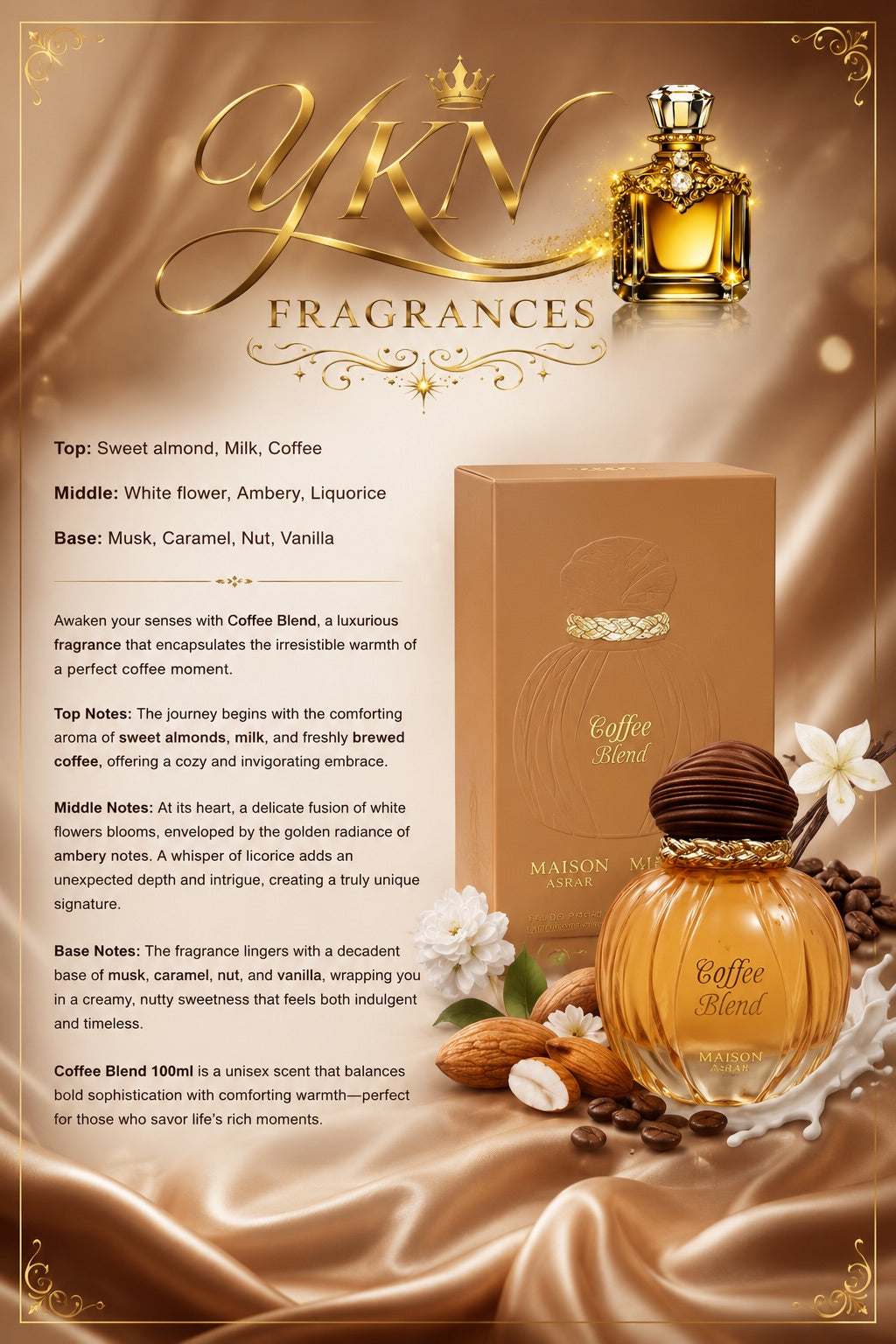 Coffee Blend -100 ml by Maison Asrar