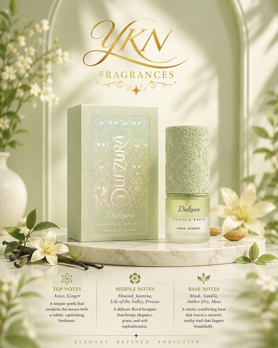 Dulzura Vanilla Envie unixes by Paris Corner