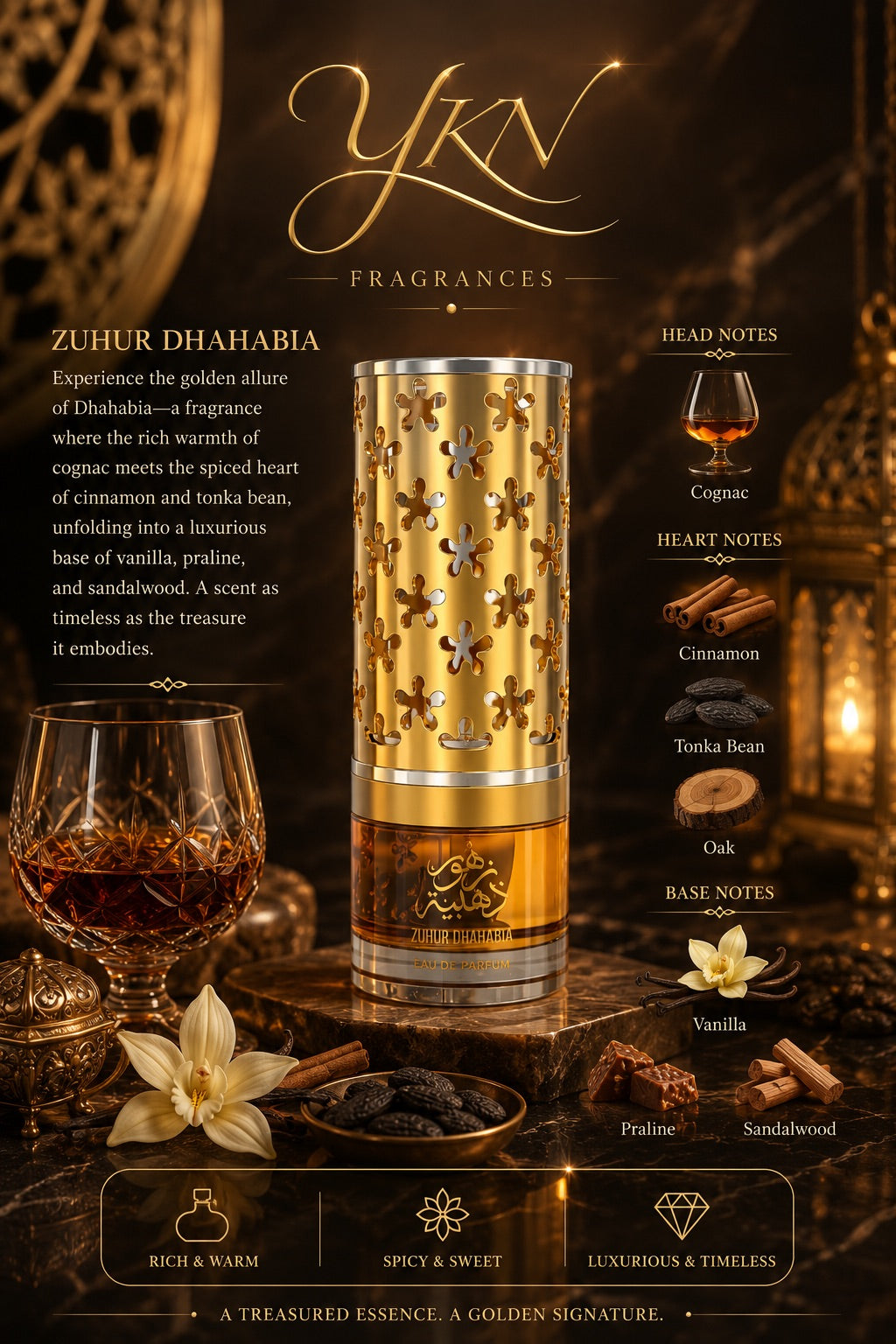 Zuhur DHAHABIA unixes Eau de parfum - 100 ml by LE' CHAMEAU