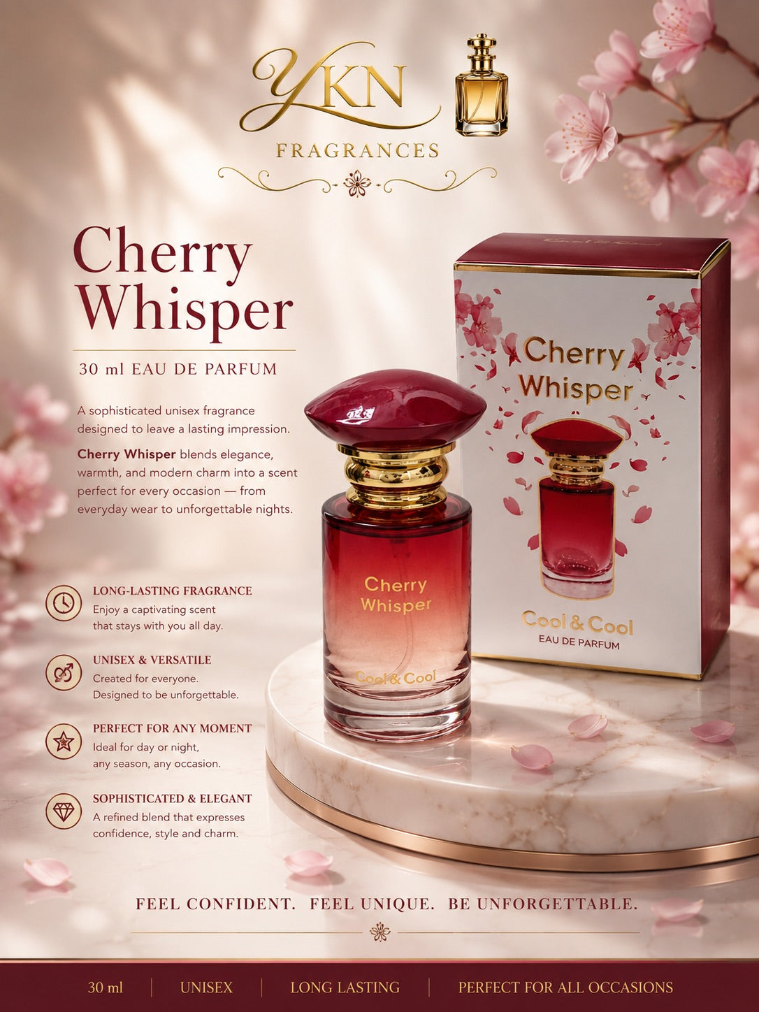 Cherry Whisper -30 ml EDP by Cool & Cool