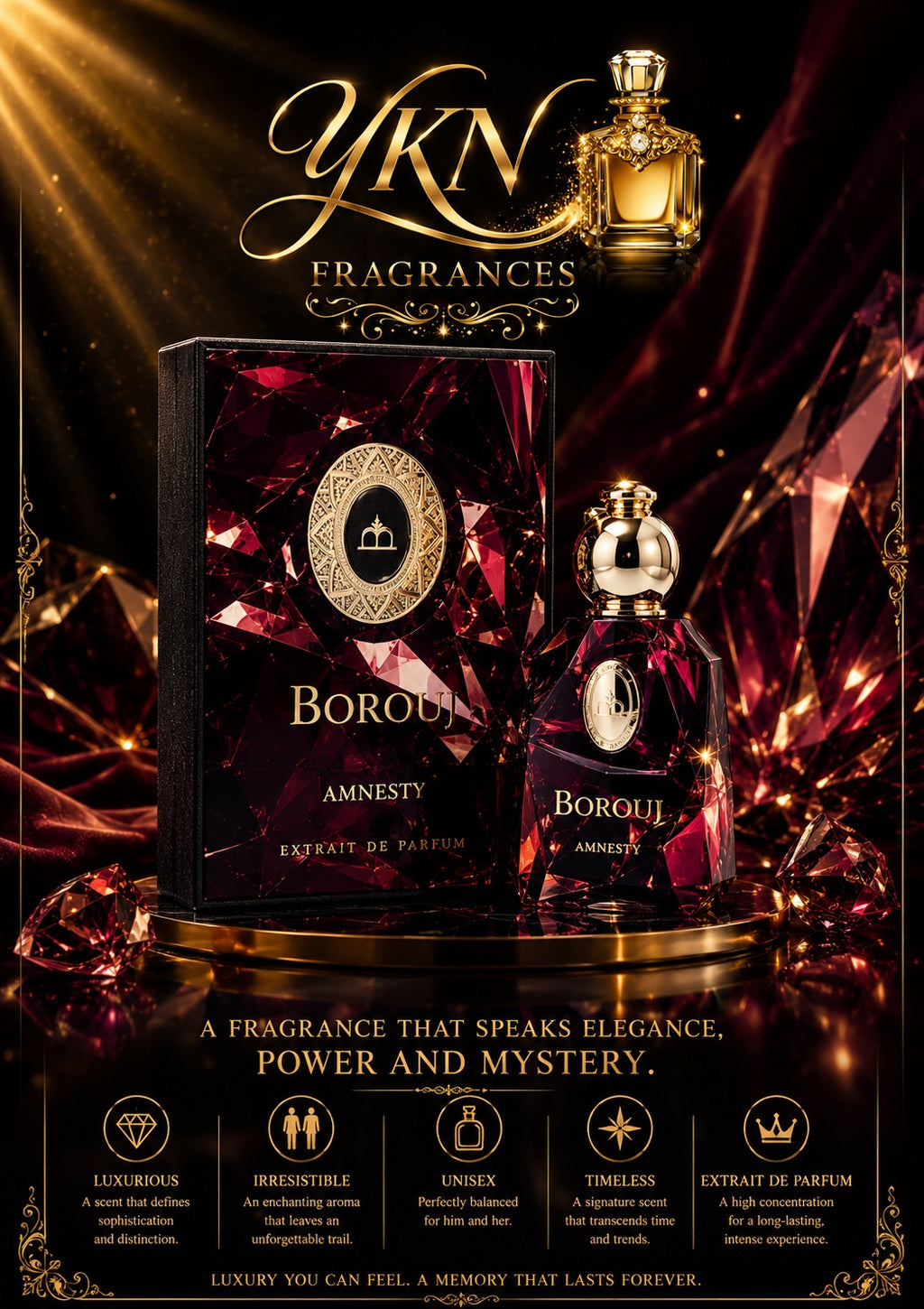 Borouj Amnesty unisex extrait de parfum - 85ml