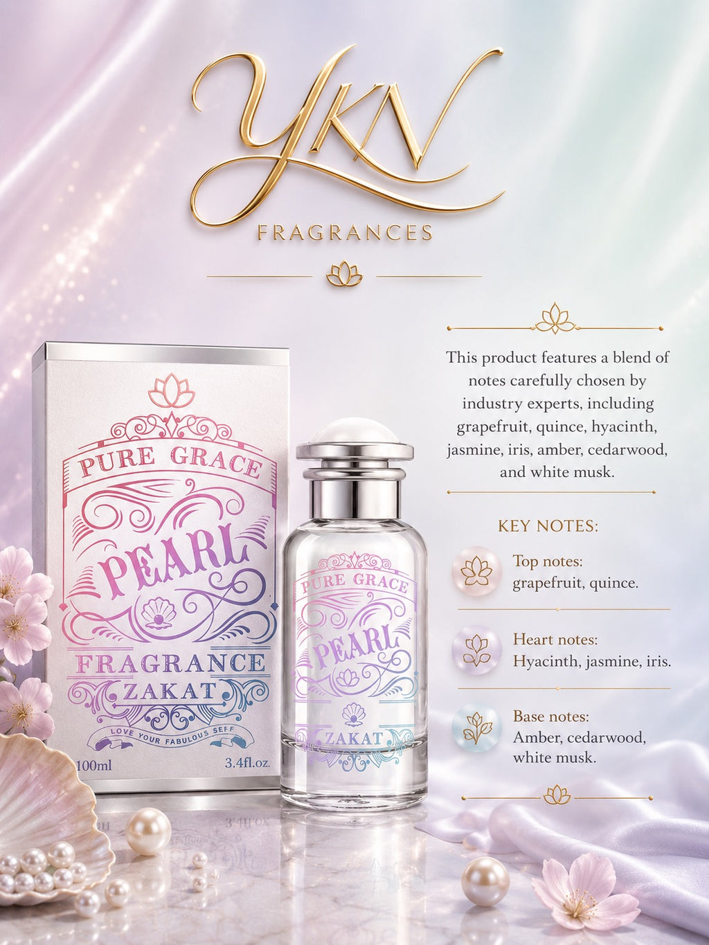 Pure Grace Pearl -100 ml by Zakat