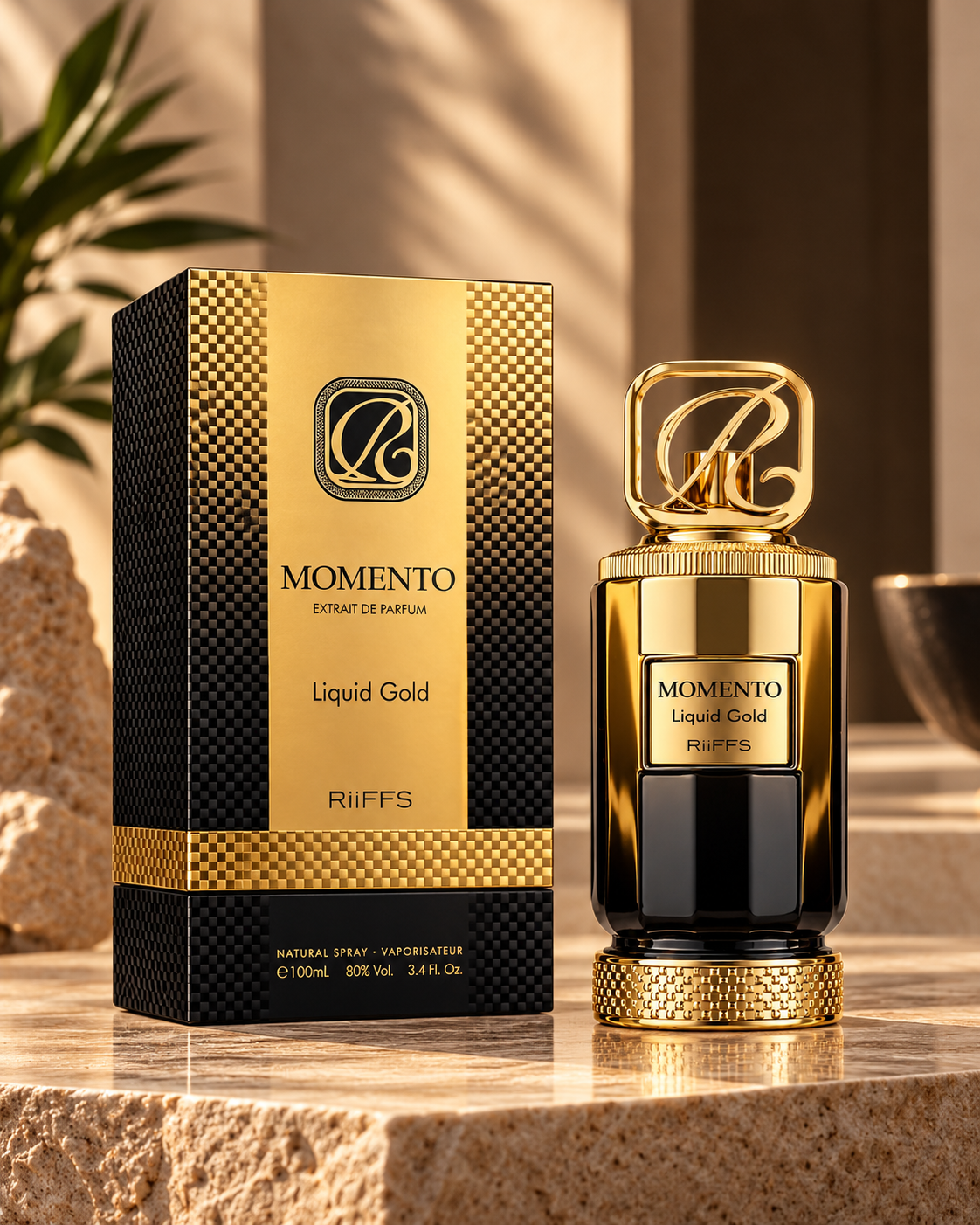 Riiffs Momento Liquid Gold Extrait de Parfum 100 ml - Unisex