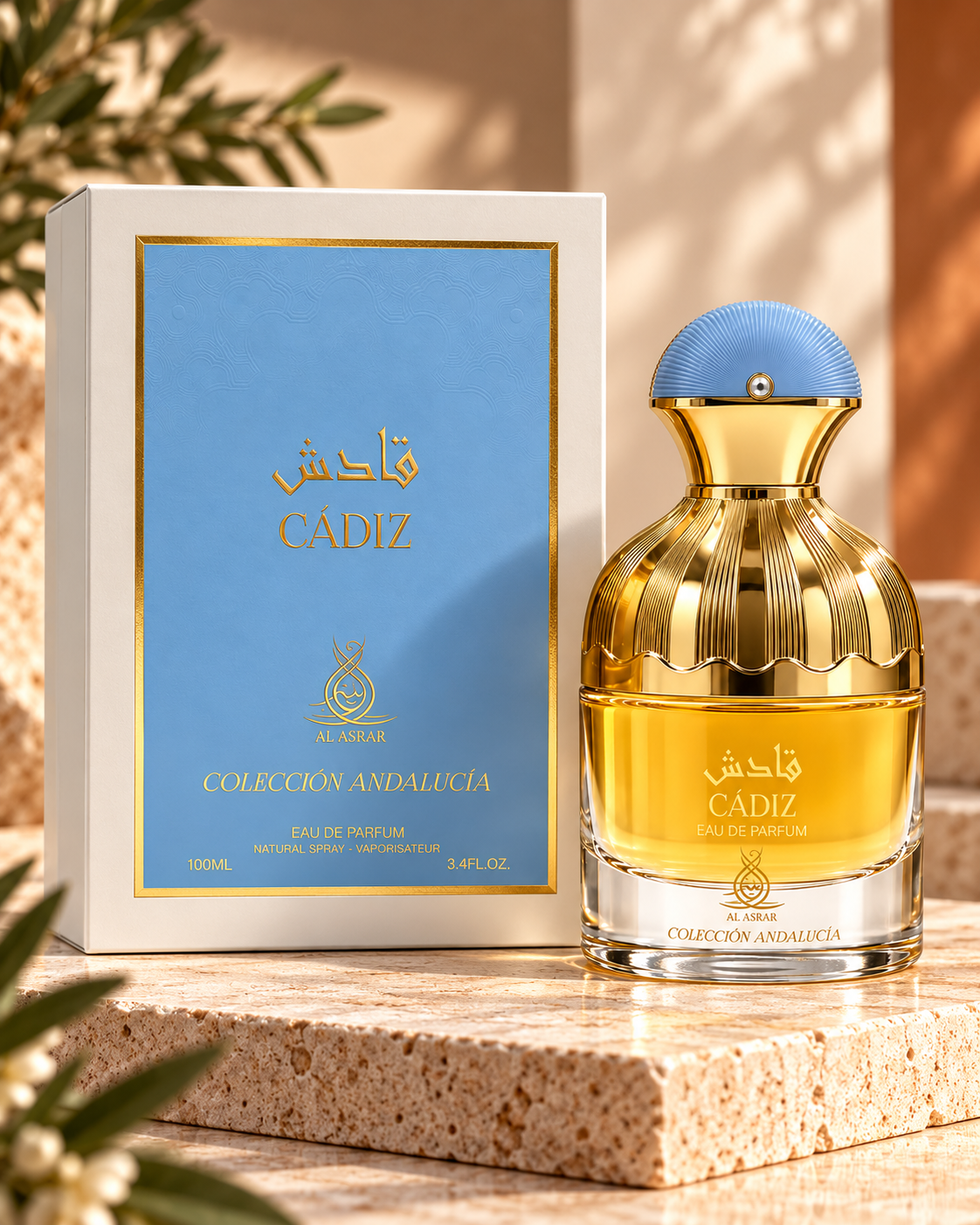 Al Asrar Cádiz Colección Andalucía Eau de Parfum 100 ml (3.4 fl oz) Unisex