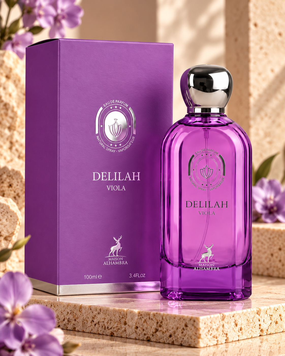 Maison Alhambra Delilah Viola Eau de Parfum 100 ml (3.4 fl oz) Unisex