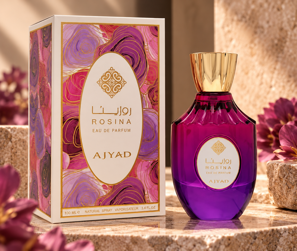 Ajyad Rosina by Ajyad Eau De Parfum Spray 3.4 oz