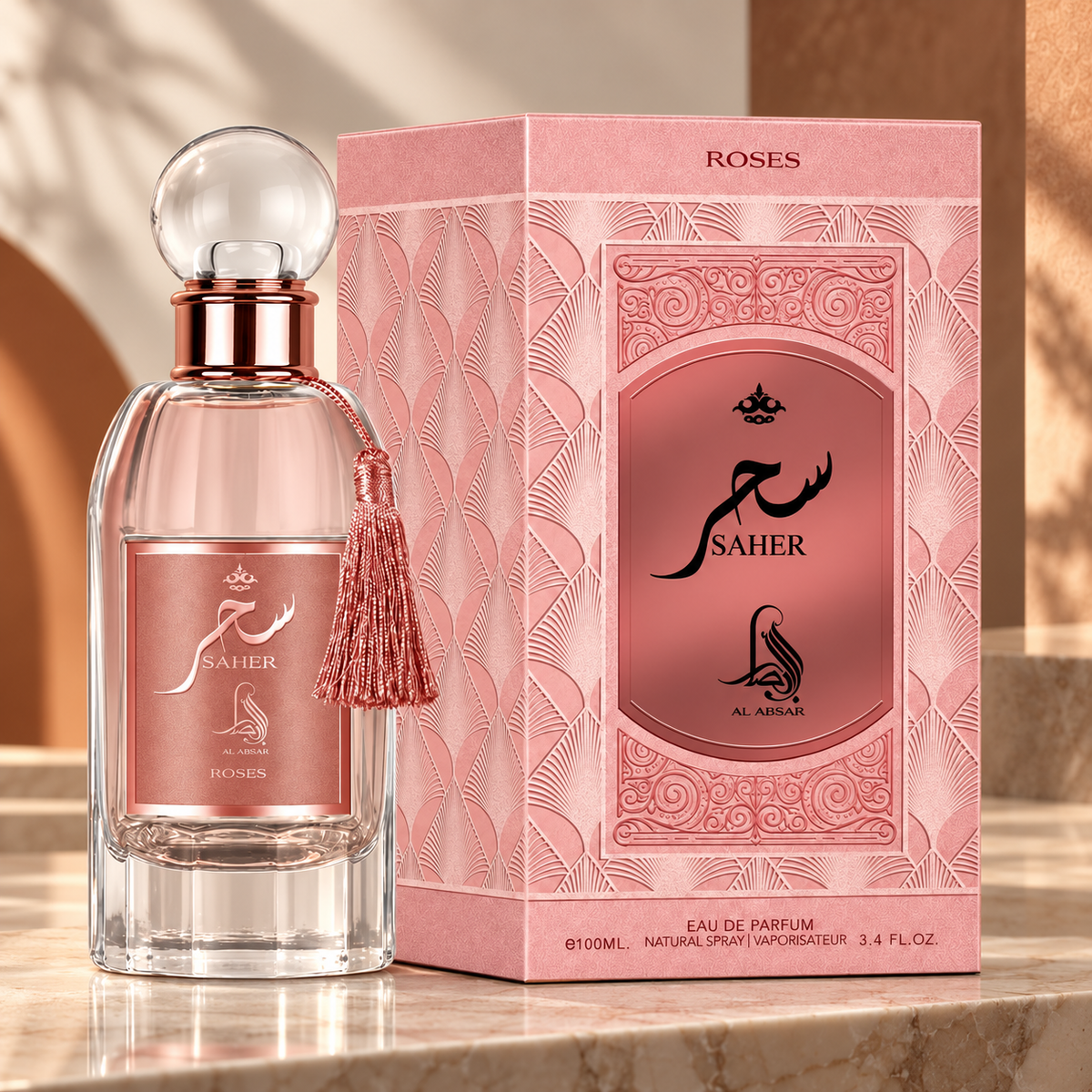 Al Absar Saher Roses Eau de Parfum 100ml – Mujer