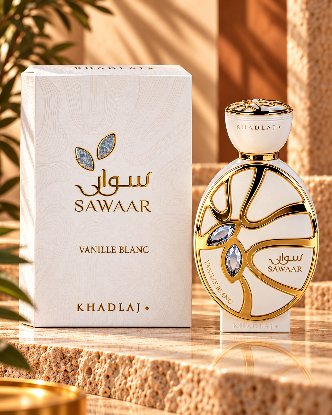 Khadlaj Sawaar Vanille Blanc Extrait de Parfum 100 ml - Mujer