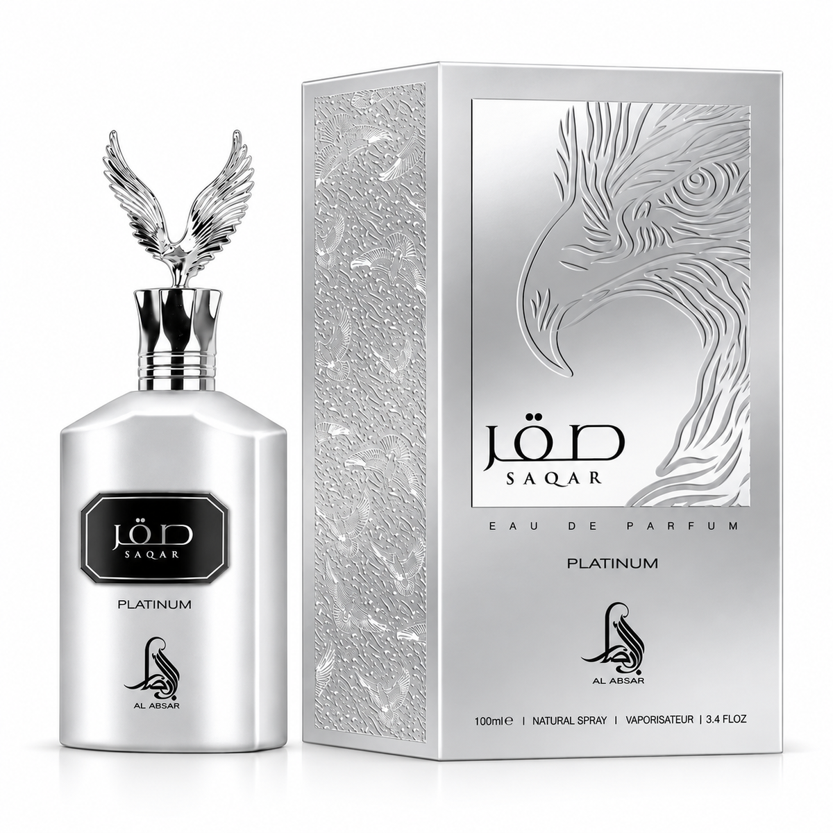 Al Absar Saqar Platinum Eau de Parfum 100ml – Hombre