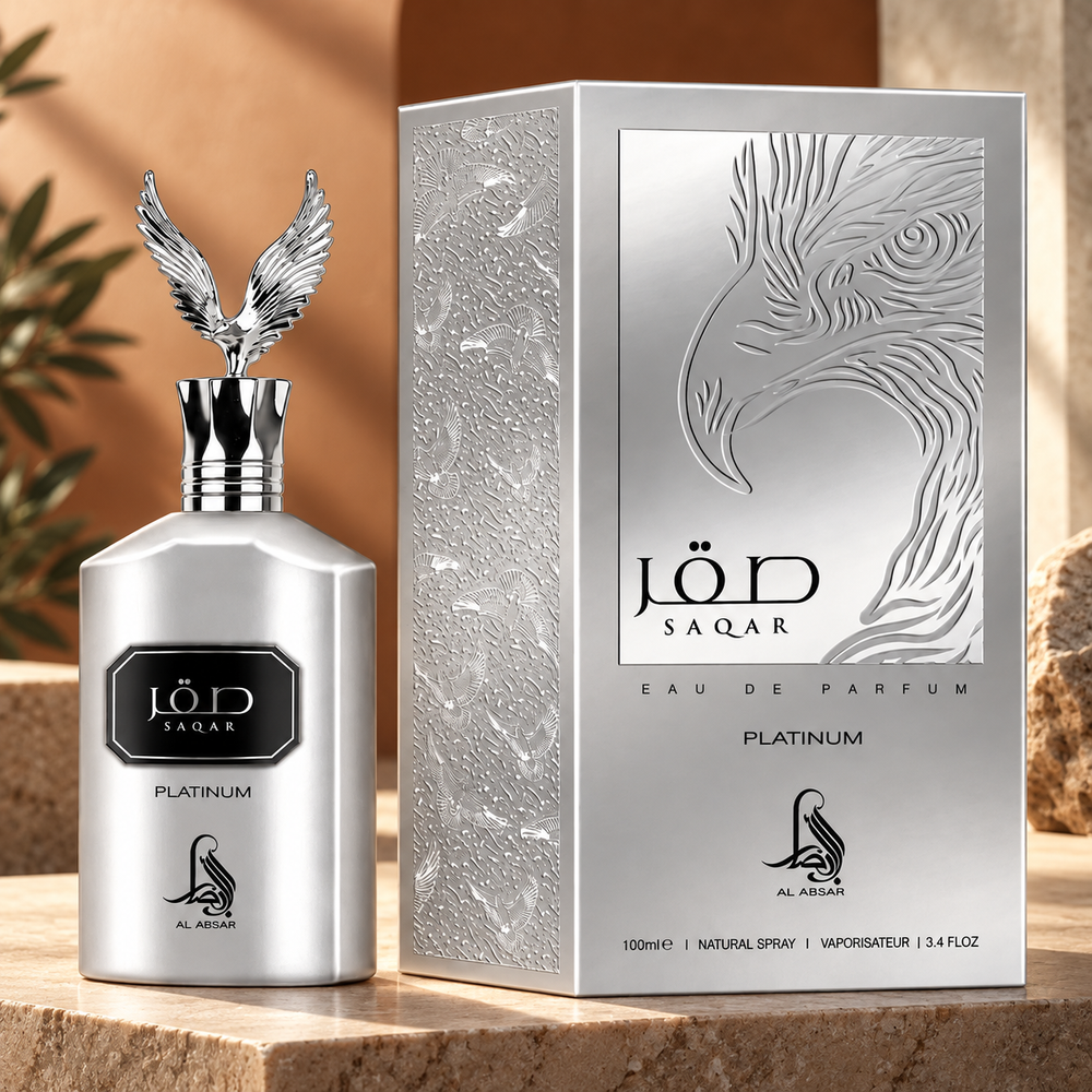 Al Absar Saqar Platinum Eau de Parfum 100ml – Hombre