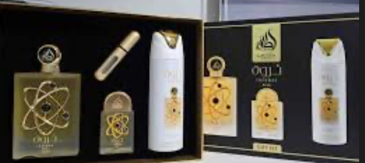 Tharwah Gold Lattafa set
