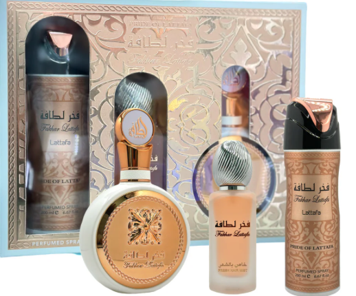 Fakhar Lattafa 3 set (white gold)