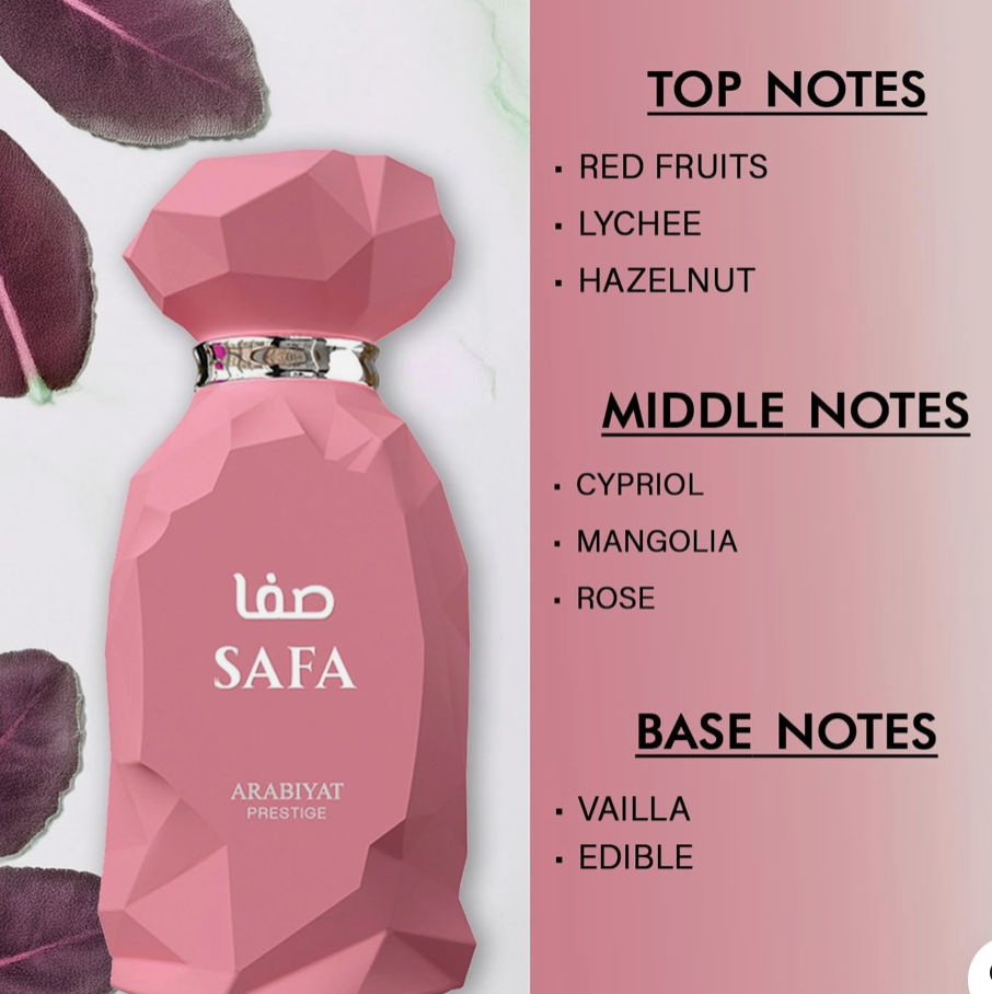 Safa Women EDP 100 ml by Arabiyat Prestige