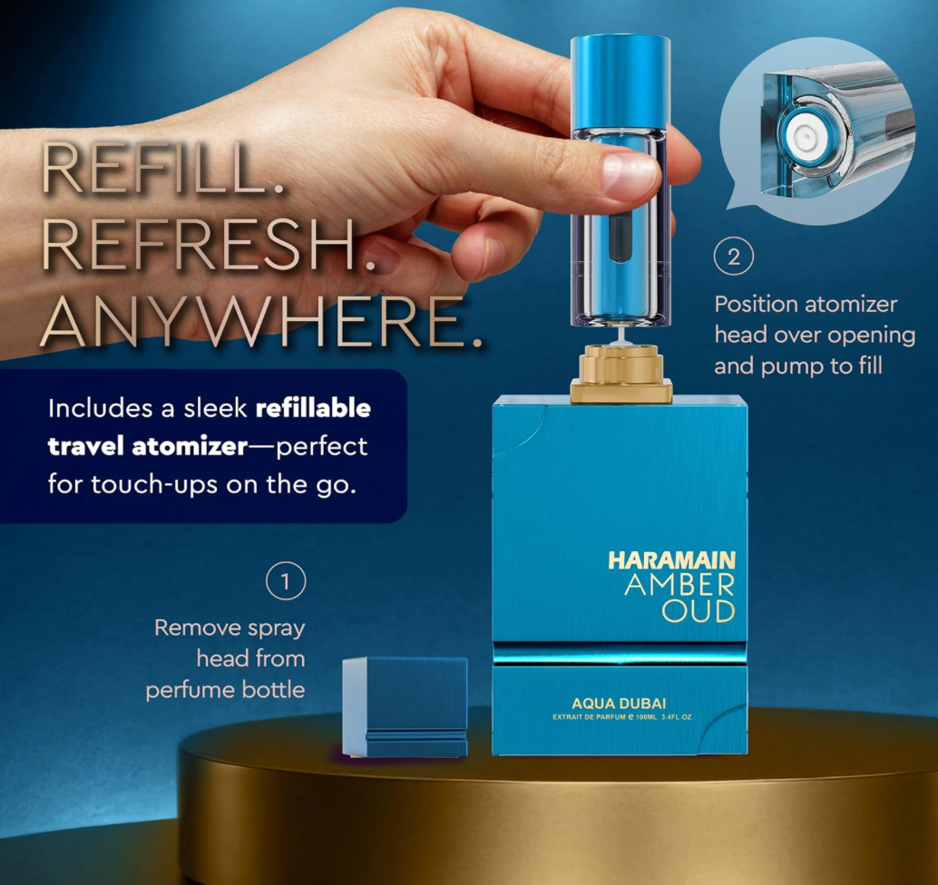 Amber Oud Aqua Dubai 100 ml by Al Haramain
