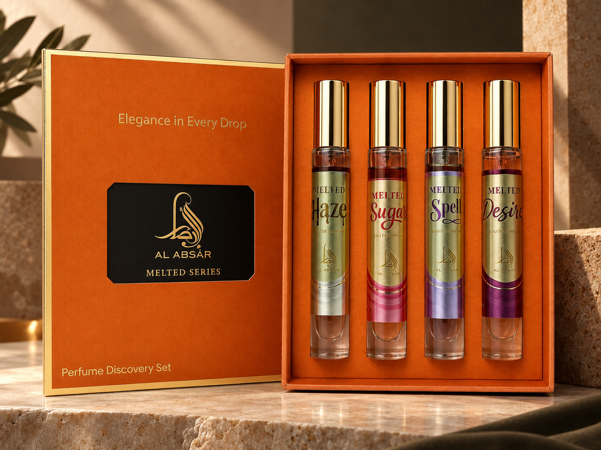 Al Absar Melted Series Perfume Discovery Set 4 x 10ml – Unisex