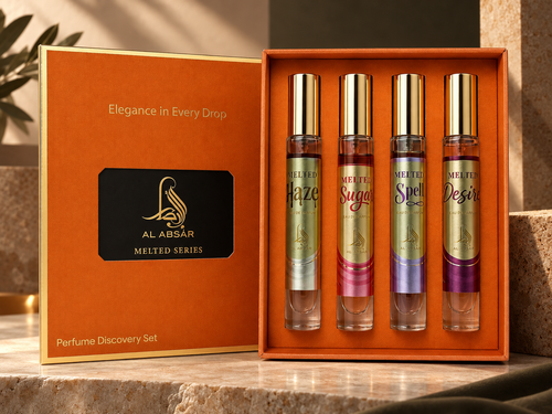 Al Absar Melted Series Perfume Discovery Set 4 x 10ml – Unisex