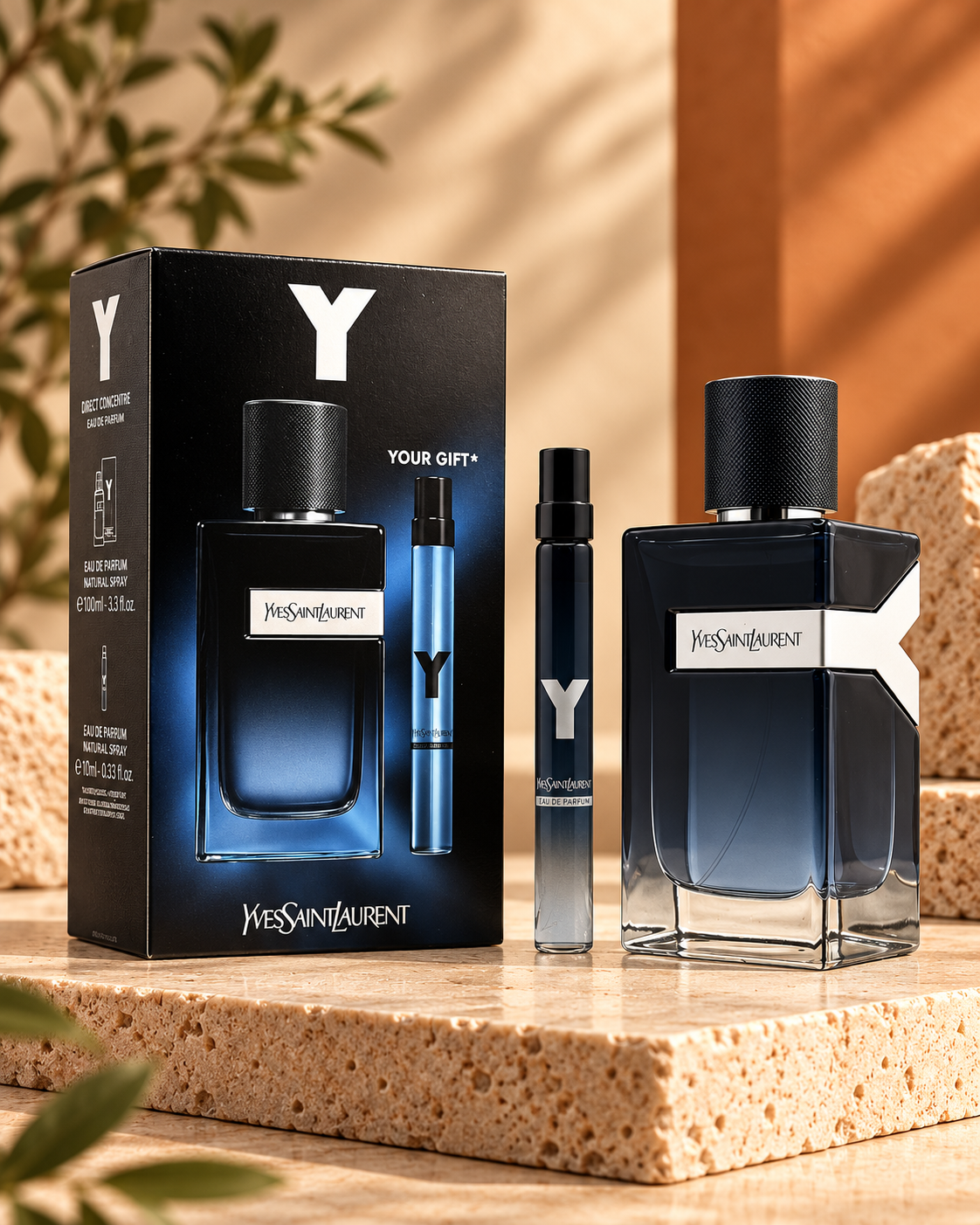 Yves Saint Laurent Y Eau de Parfum Gift Set 100 ml + 10 ml (3.72 fl oz) para Hombre