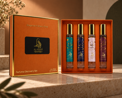 Al Absar Divine Series Perfume Discovery Set 4 x 10ml – Unisex