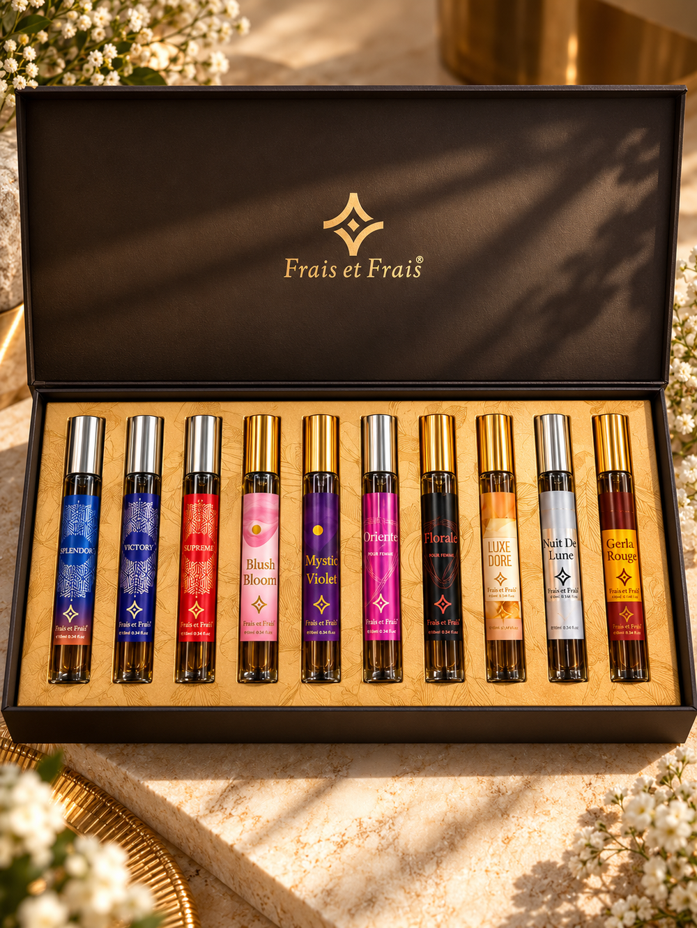 Frais et Frais The Perfume Library Eau de Parfum Gift Set 10 x 10 ml - Unisex