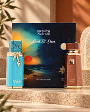 French Avenue Dusk Till Dawn Gift Set – Vulcan Feu & Liquid Brun Eau de Parfum 2 x 100ml – Unisex