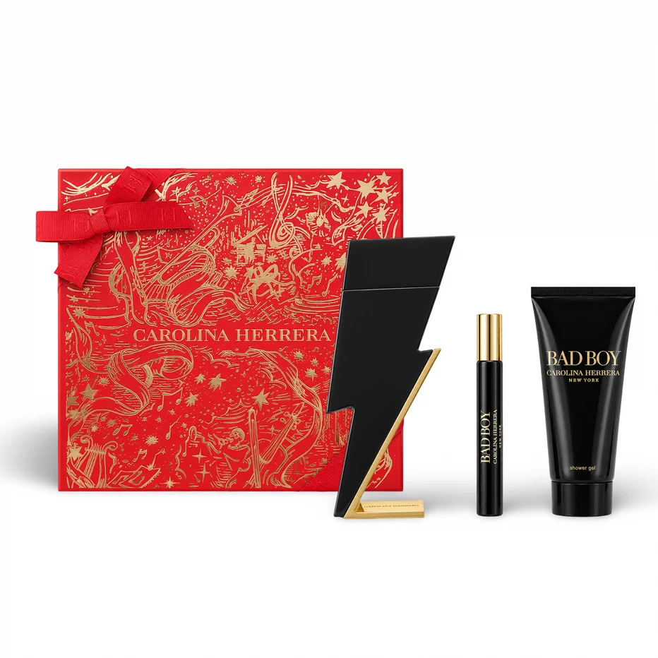 Carolina Herrera Bad Boy Set 3pc 3.4 EDT