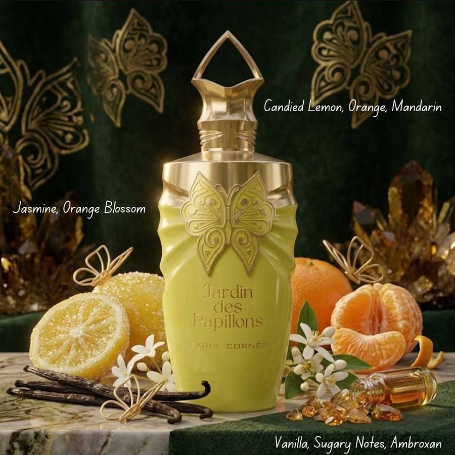 Jardin des Papillons Eau de Parfum Spray 100ml (3.4 oz) by Paris Corner