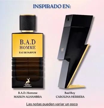 Bad Homme Men EDP -100 ml by ALHAMBRA unisex
