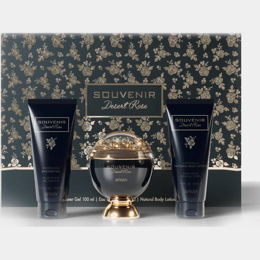 Souvenir Floral bouquet set Black  by Afnan