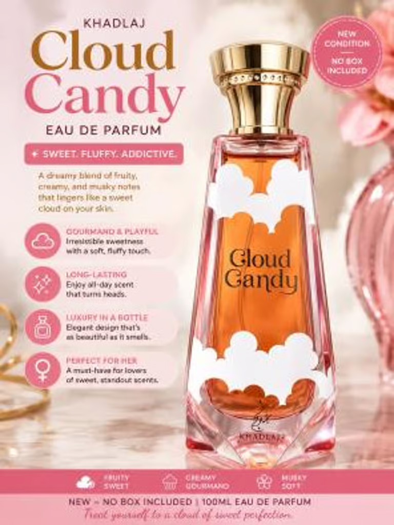 Cloud Candy Eau De Parfum by Khadlaj 100ml 3.4 FL OZ